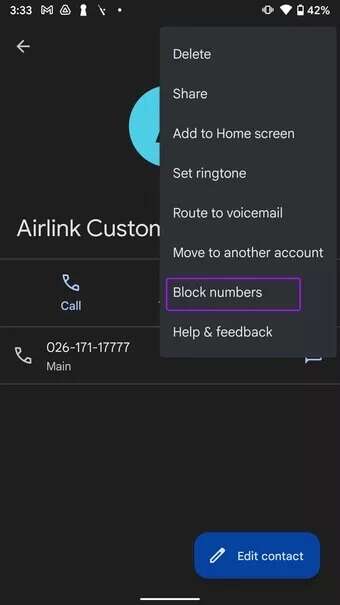 select-blocked-numbers-block-calls-on-Android_7c4a12eb7455b3a1ce1ef1cadcf29289-340x605 كيفية حظر جهات الاتصال والمتصلين غير المعروفين على Android