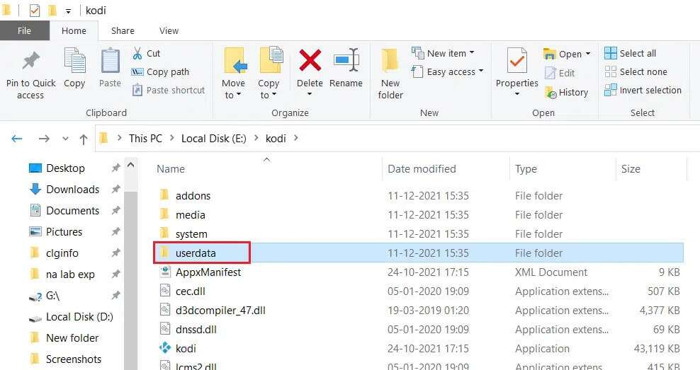 select-userdata-folder-in-Kodi-988x523 إصلاح استمرار تعطل Kodi عند بدء التشغيل