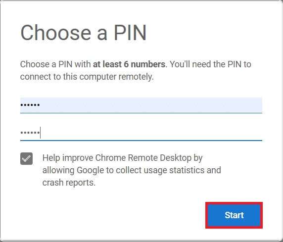 setting-up-log-in-pin-for-remote-access-572x489 كيفية تمكين Chrome Remote Desktop على Windows 11