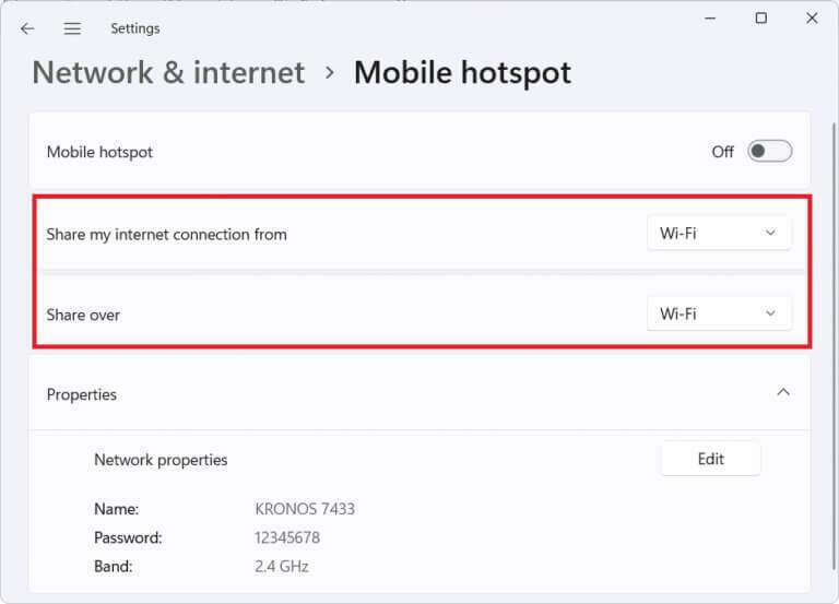 share-internet-options-for-mobile-hotspot-768x553-1-768x553 كيفية تمكين أو تعطيل Mobile Hotspot في نظام التشغيل Windows 11