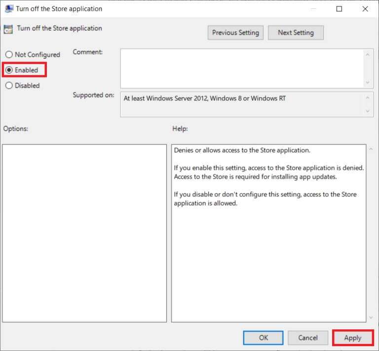 simply-click-enabled-option-768x712-1-768x712 إصلاح استخدام WSAPPX للقرص العالي في Windows 10