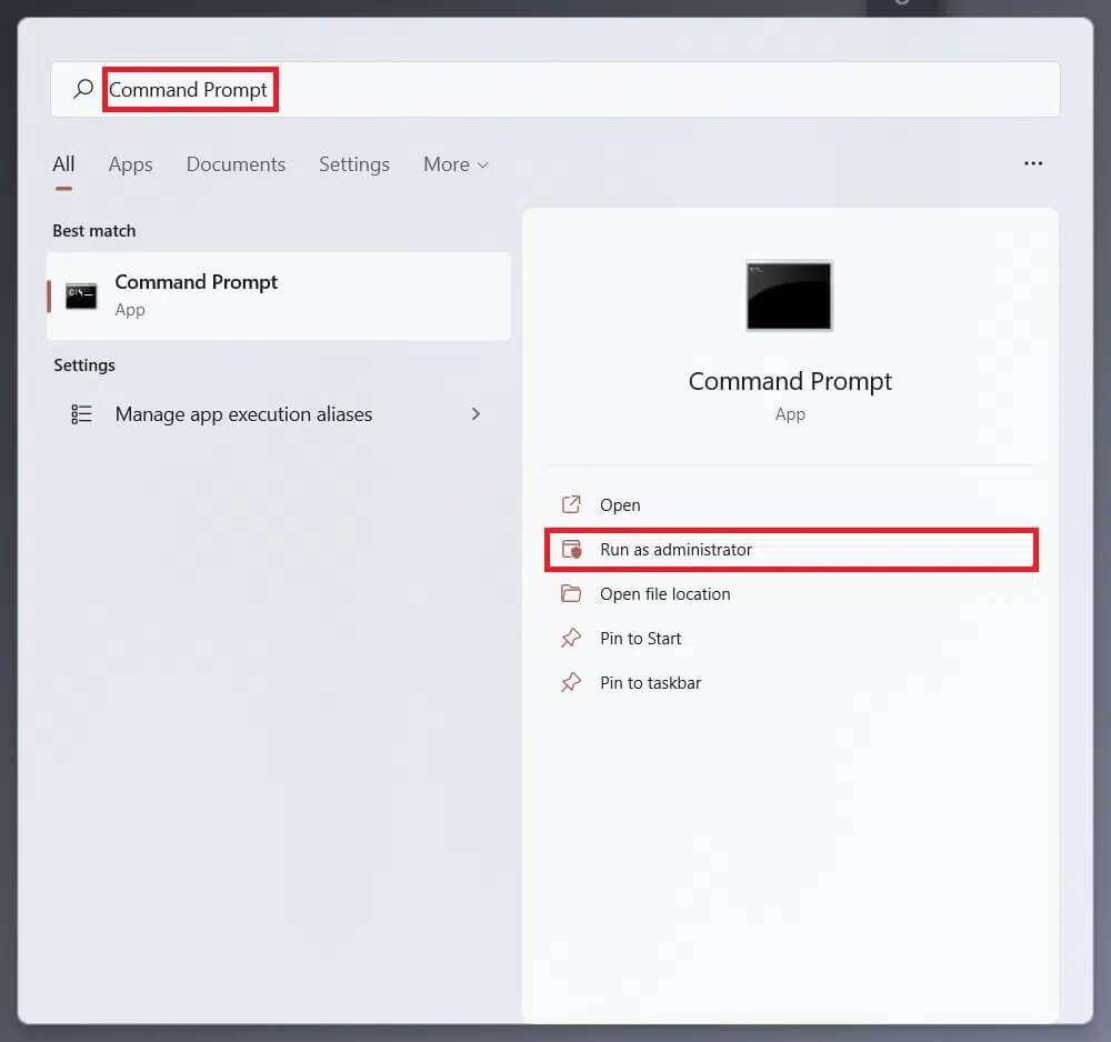 start-menu-search-results-for-command-prompt-9-1000x938 إصلاح خطأ الوصول غير الصحيح إلى موقع الذاكرة في Valorant