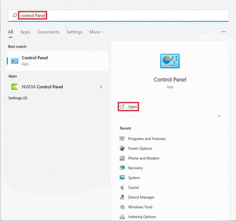 start-menu-search-results-for-control-pane-768x719-1-768x719 كيفية إعادة تثبيت برنامج تشغيل الصوت في Windows 11