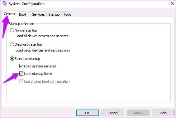 system-configuration-load-startup-items_4d470f76dc99e18ad75087b1b8410ea9-565x378 أفضل 5 طرق لإصلاح شاشة الموت الوردية على Windows 10 و Windows 11