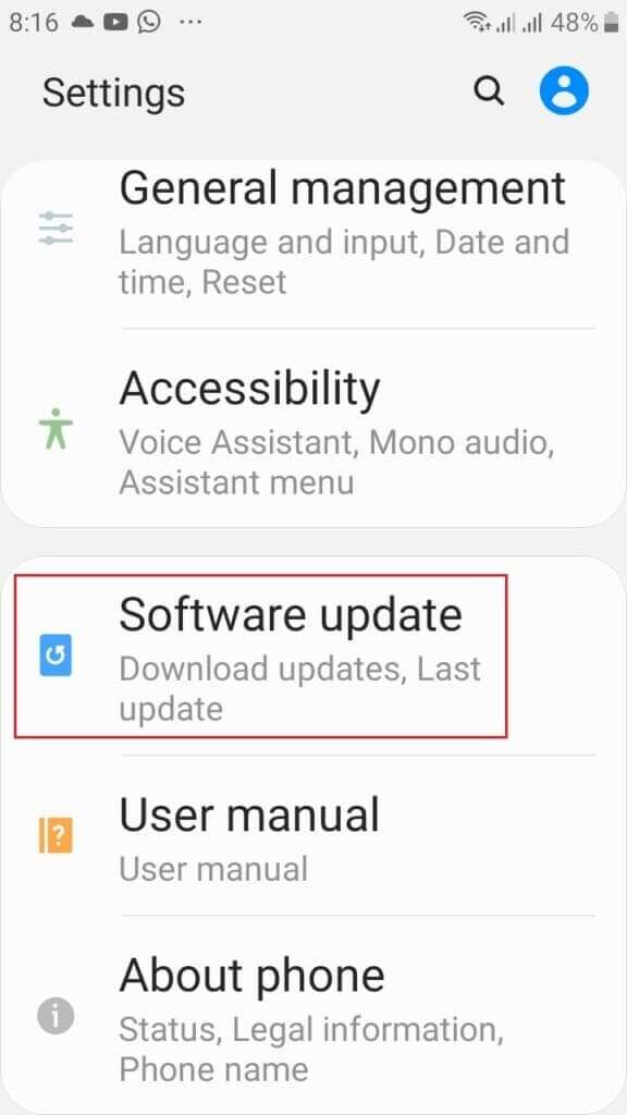 tap-on-Software-update-in-samsung-mobile-576x1024-1-576x1024 كيفية إصلاح عدم شحن Galaxy S6