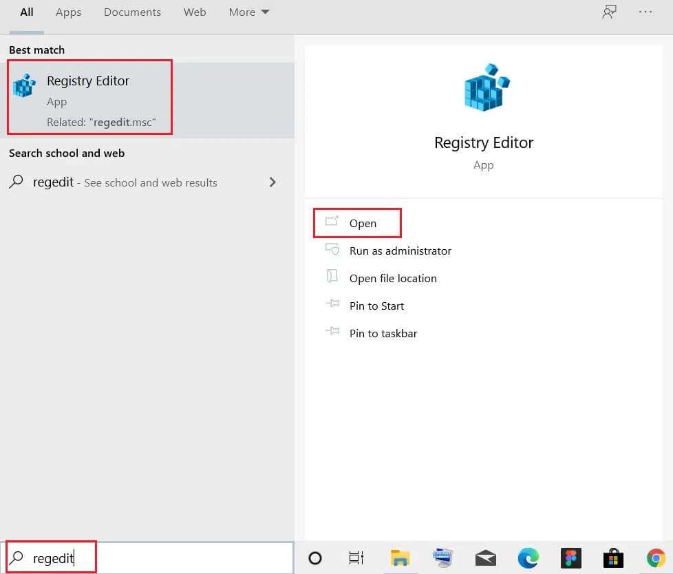 type-Registry-Editor-in-the-Windows-Search-Menu-and-click-on-Open.-978x834 كيفية تمكين وضع الرسم البياني للحاسبة في Windows 10