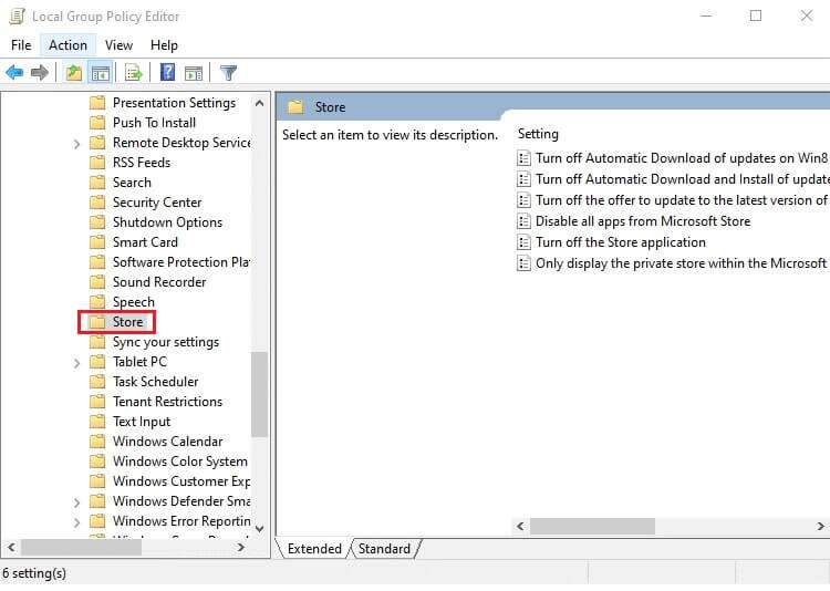 using-the-menu-bar-on-the-left-head-down-the-foll-750x534 إصلاح استخدام WSAPPX للقرص العالي في Windows 10
