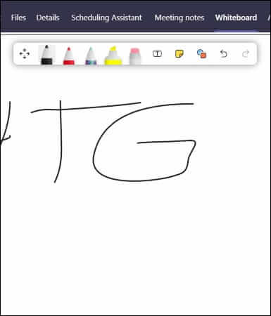 whiteboard-385x450 كيفية استخدام لوح المعلومات الأبيض في اجتماع Microsoft Teams