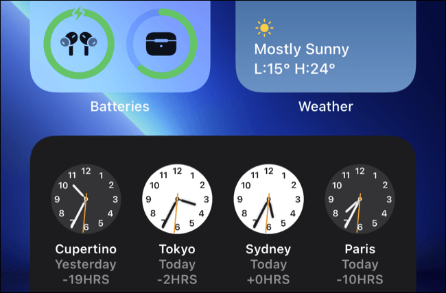widgets كيفية تسريع جهاز iPhone البطيء