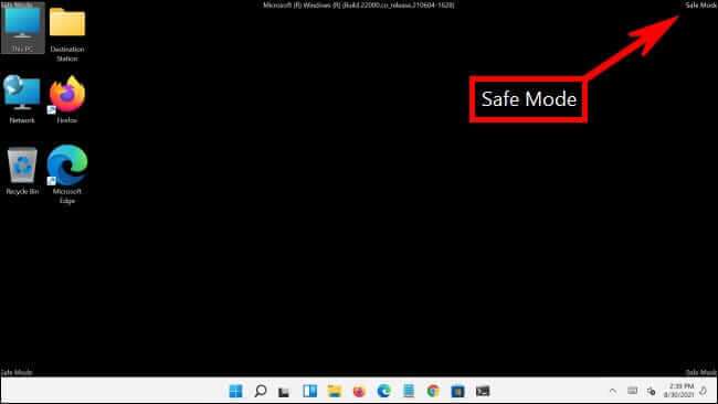 win11_safe_mode_desktop-650x366 كيفية التمهيد في الوضع الآمن على Windows 11