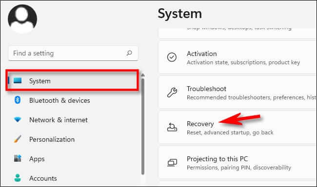 win11_settings_system_recovery-650x384 كيفية التمهيد في الوضع الآمن على Windows 11