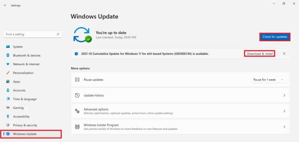 windows-update-tab-in-settings-app-1-1024x488-1-1024x488 إصلاح عدم تحميل تخصيص Halo Infinite في Windows 11