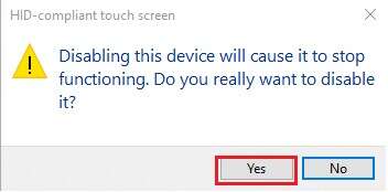 you-will-be-greeted-with-a-pop-up-message-asking-y-352x174 كيفية إصلاح عدم عمل شاشة اللمس في Windows 10