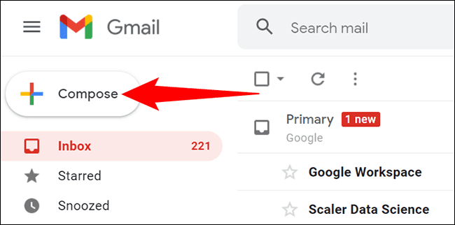 1-gmail-compose-email كيفية إرسال فيديو عبر البريد الإلكتروني