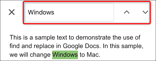 13-google-docs-iphone-find كيفية استخدام البحث والاستبدال في Google Docs