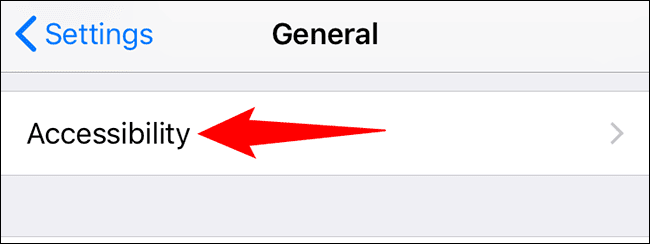 2-accessibility-settings-iphone كيفية إيقاف تشغيل التحكم الصوتي على iPhone