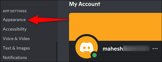 2-discord-desktop-appearance كيفية تشغيل الوضع الفاتح في Discord