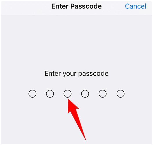 2-enter-current-passcode كيفية إيقاف تشغيل رمز مرور Passcode على iPhone