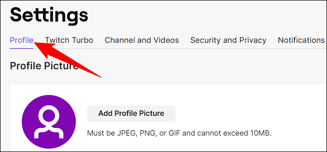 2-twitch-desktop-profile كيفية تغيير اسم Twitch