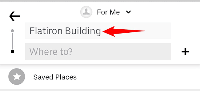 2-uber-current-location كيفية إضافة نقطة توقف على Uber