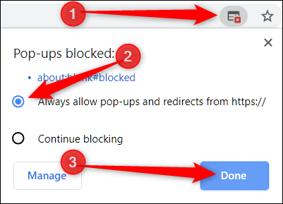 2019-04-17_12h32_07-2 كيفية السماح بالنوافذ المنبثقة أو حظرها في Google Chrome