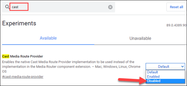 2021-03-29_16-19-13 كيفية تعطيل وإزالة Chromecast في Google Chrome
