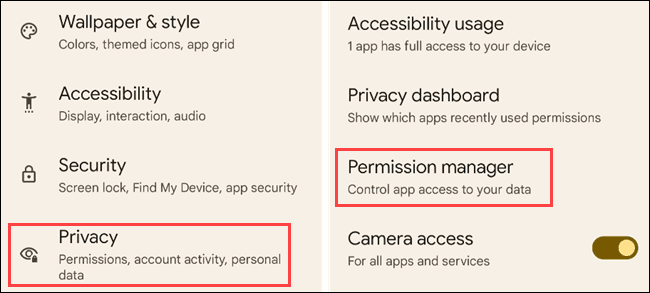 كيفية إدارة أذونات التطبيق على Android - %categories