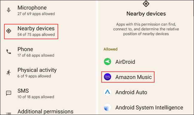 كيفية إدارة أذونات L'applicationعلى Android - %categories