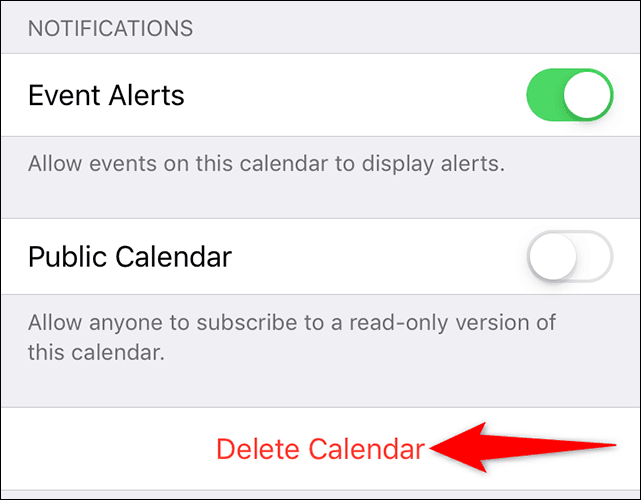 3-delete-icloud-calendar كيفية حذف التقويمات على iPhone