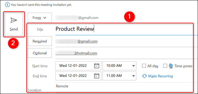 كيفية إرسال دعوة تقويم من Microsoft Outlook - %categories