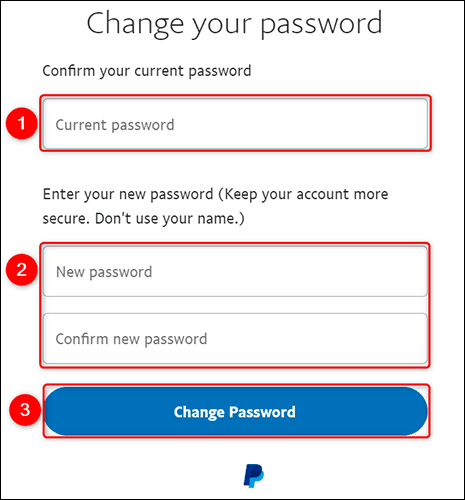 4-change-paypal-password كيفية تغيير كلمة مرور PayPal