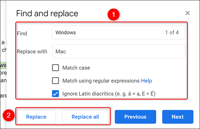 4-google-docs-desktop-replace كيفية استخدام البحث والاستبدال في Google Docs