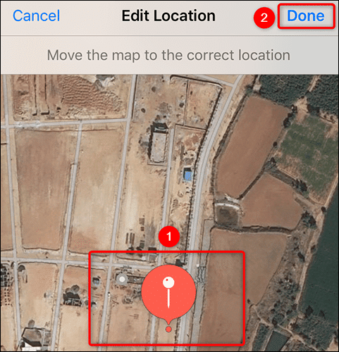 4-precisely-set-pin-location كيفية وضع دبوس في Apple Maps على iPhone