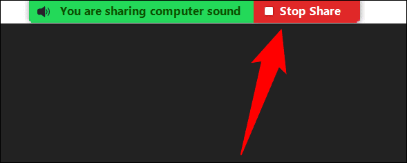 4-stop-screen-sharing-zoom كيف تشغيل الموسيقى على Zoom