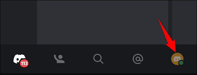 5-discord-mobile-profile كيفية تشغيل الوضع الفاتح في Discord