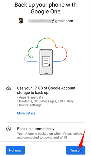 5-enable-google-drive-backup كيفية استرداد الرسائل النصية المحذوفة على Android