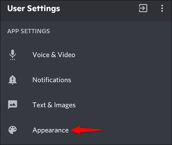 6-discord-mobile-appearance كيفية تشغيل الوضع الفاتح في Discord