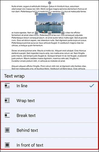 6-docs-mobile-text-layout كيفية نقل الصور في Google Docs
