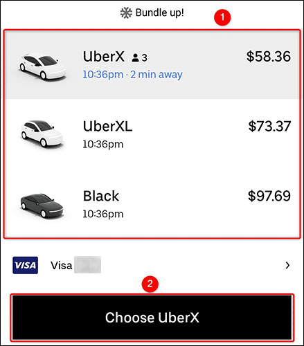 6-uber-request-ride كيفية إضافة نقطة توقف على Uber