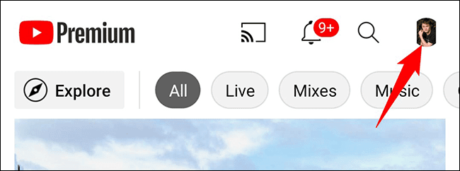 6-youtube-android-profile كيفية تشغيل (أو إيقاف) التسميات التوضيحية المغلقة على YouTube