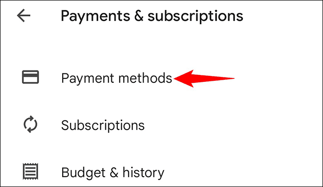 7-google-play-android-payment-methods كيفية إزالة بطاقة ائتمان أو طريقة دفع أخرى من Google Play