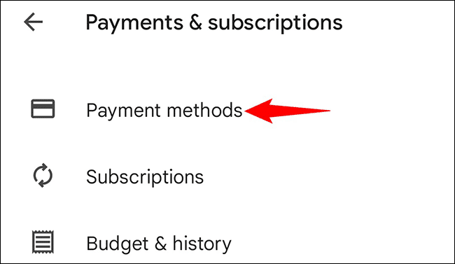 كيفية إزالة بطاقة ائتمان أو طريقة دفع أخرى من Google Play - %categories
