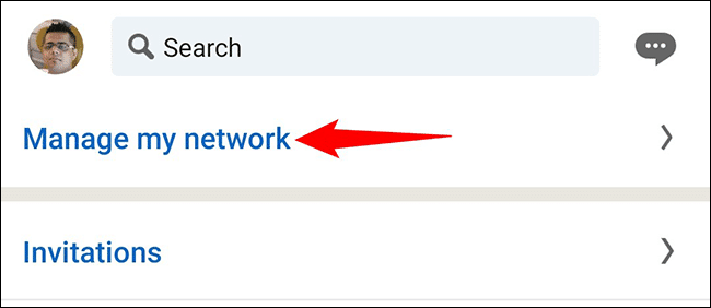 8-linkedin-mobile-manage-network كيفية إزالة الاتصالات على LinkedIn