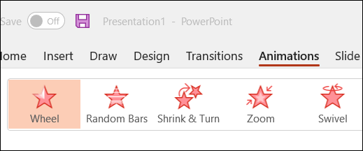 A-panel-with-exit-animations. كيفية إنشاء عداد للعد التنازلي في Microsoft PowerPoint