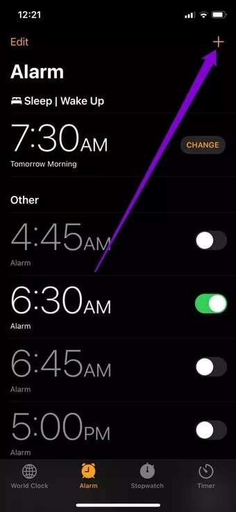 Add-New-Alarm-on-iPhone_7c4a12eb7455b3a1ce1ef1cadcf29289-340x737 إصلاح عدم عمل التنبيهات على iPhone