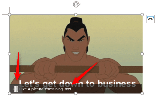 Animated-gif-with-a-pause-button-and-alt-text-1 كيفية إدراج صورة GIF متحركة في Word Document