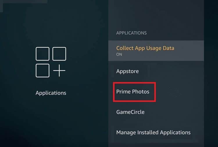 Applications-Prime-Photos-Firestick كيفية تسريع Firestick