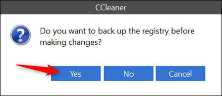 BACKUPTHEREGISTRY كيفية تحرير مساحة في Windows 11