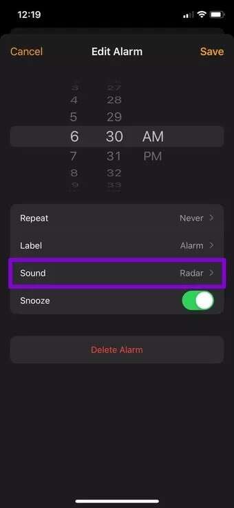 Change-Alarm-Sound-on-iPhone_7c4a12eb7455b3a1ce1ef1cadcf29289-340x737 إصلاح عدم عمل التنبيهات على iPhone