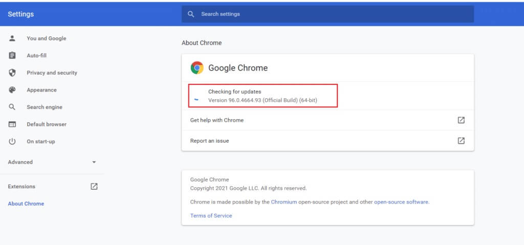 إصلاح عدم تحديث Google Chrome - %categories